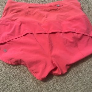 Lululemon shorts size 4 pink